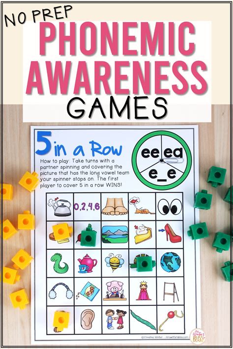Printable Phonemic Awareness Activities