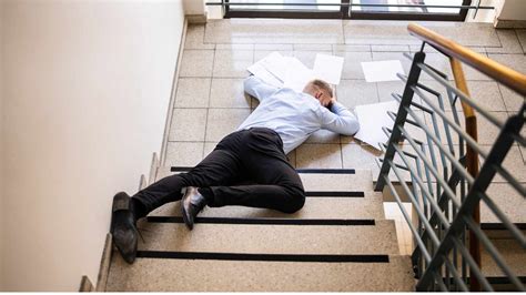 Person Falling Down The Stairs