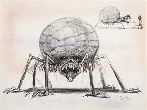 Concept art for the 1982 film The Thing by Mike Ploog : r/ImaginaryAliens