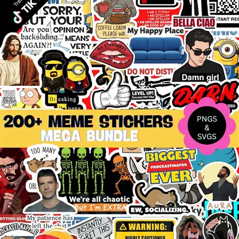 Buy Funny Meme Stickers Online In India - Etsy India