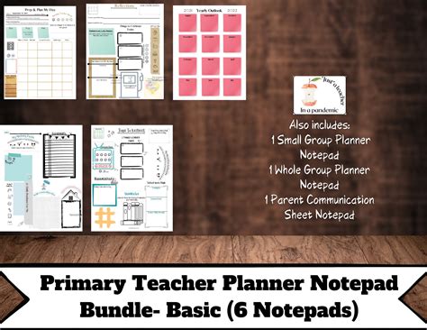 The Unique Teacher Planner Notepad Bundle - Etsy
