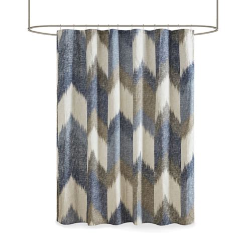 INK+IVY Alpine Cotton Printed Shower Curtain - Bed Bath & Beyond ...