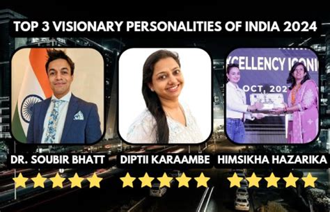 Top 3 Visionary Personalities Of India 2024 - The Daily Beat | Latest ...