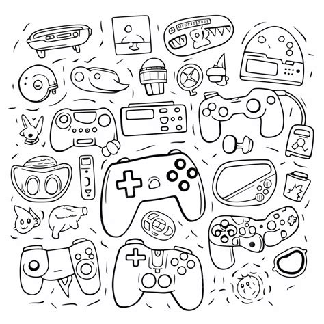 Video Game Coloring Book