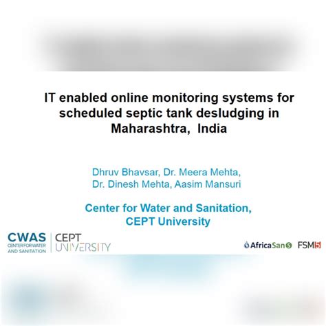 Flash Cards For Onsite Sanitation Systems - CWAS | CRDF | CEPT