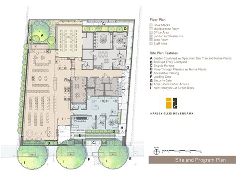 Public Library Floor Plan Design