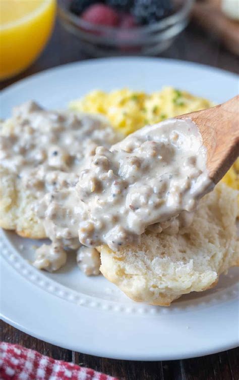 Heavy Cream Country Gravy at Alonzo Caraway blog
