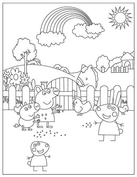 Peppa Pig Coloring Pages Free Printable - prntbl.ieolayaherrera.edu.co