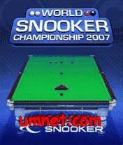World Snooker Championship 2007 3D 240x320 java game free download : Dertz