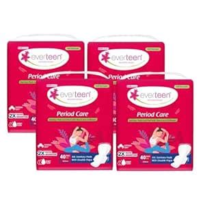 Buy everteen XXL Sanitary Pads for Women, 320mm, Double Wing Shape ...
