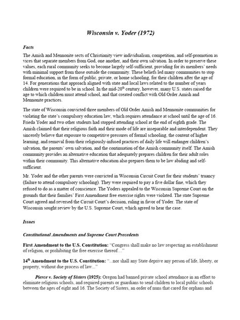 Image result for Wisconsin vs Yoder