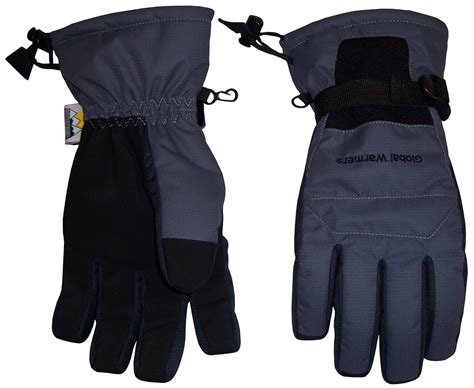 N'Ice Caps Men's Thinsulate and Waterproof Premium Winter Ski Gloves ...