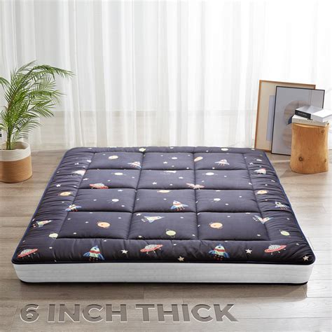 YOSHOOT 6 Inch Extra Thick Japanese Futon Floor Mattress, Foldable ...