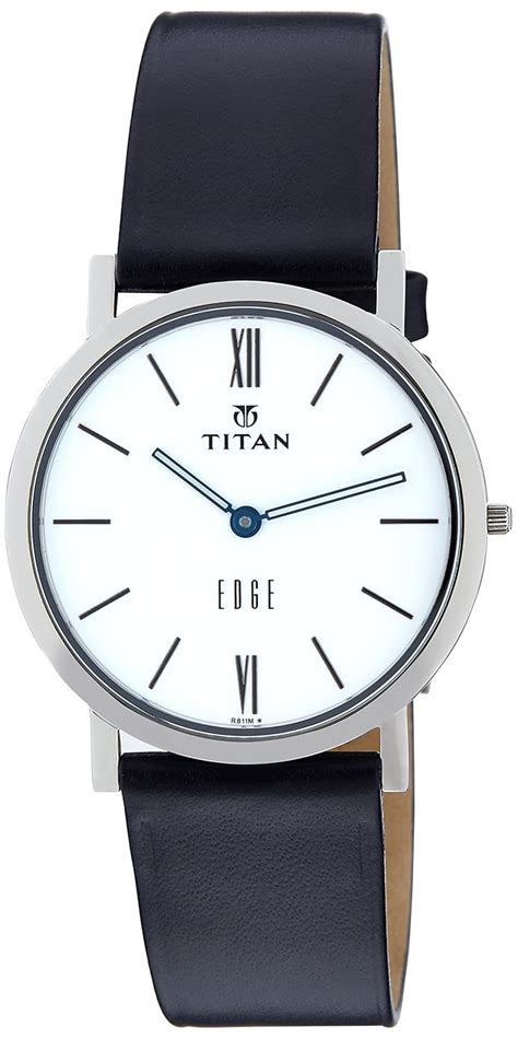 Titan Edge Analog White Dial Men's Watch NM679SL01/NN679SL01 : Amazon ...