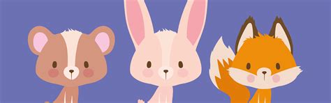 Download wallpaper Rabbit, Fox, Bear, Fox, Art, Three, Bear, Rabbit ...