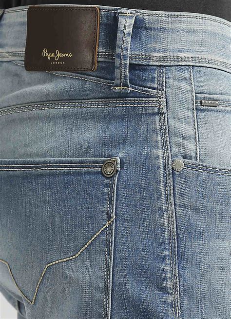 Vapour Mid Rise Slim Fit Powerflex Jeans | Pepe Jeans India