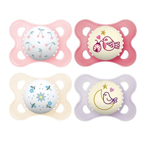 Amazon.com : MAM Original Baby Pacifiers 0-6 Months, Binky for Newborn Babies, BPA-Free Skin ...