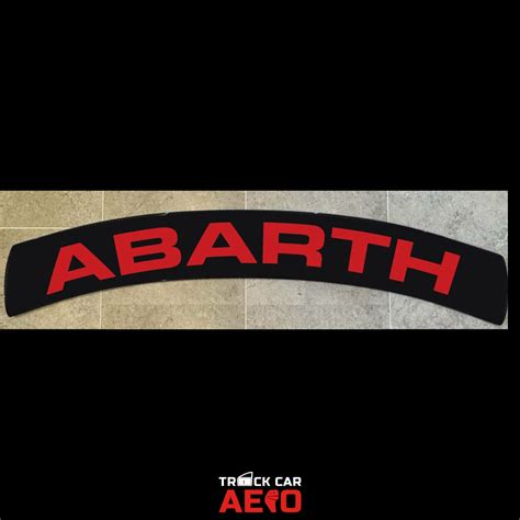 ABARTH - Curved Blade Sticker | Track Car Aero