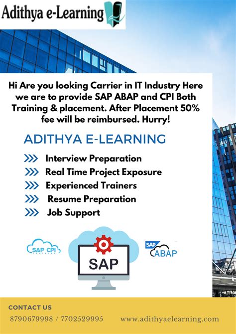 SAP ABAP and CPI Training & Placement