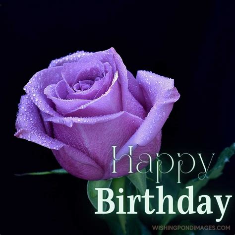 Purple Happy Birthday Sign