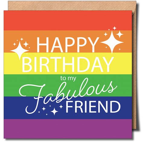 Gay Birthday Wishes Quotes Boys Couple Happy Birthday Card Paper