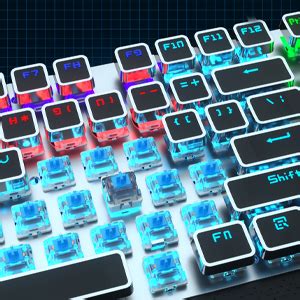 Amazon.in: Buy Aula F2088 Mechanical Gaming Keyboard | Clicky Blue ...