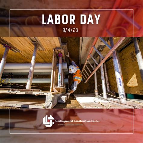 Underground Construction Co., Inc. on LinkedIn: #laborday # ...