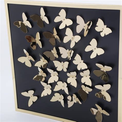 Buy Panorama Iron Butterfly Wall Accent from Home Centre at just INR 2499.0