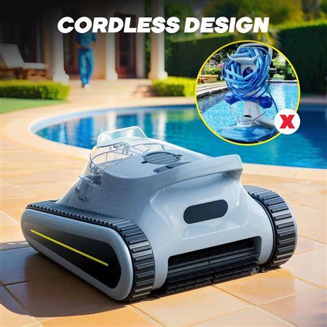 2025 New) Seauto Crab Cordless Robotic Pool Vacuum, India | Ubuy