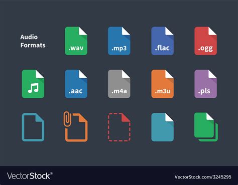 Image result for Audio File Extension Name