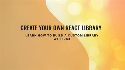 Create React Library Tutorial 的图像结果