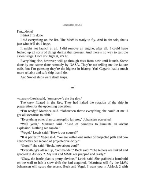 The Martian - veerareddyvishal144 - Page 350 | Flip PDF Online | PubHTML5