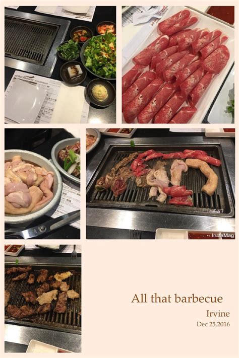 Menu at All That Barbecue, Irvine