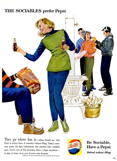 32 Pepsi Cola Adverts For Adults Living The American Dream (1950s ...