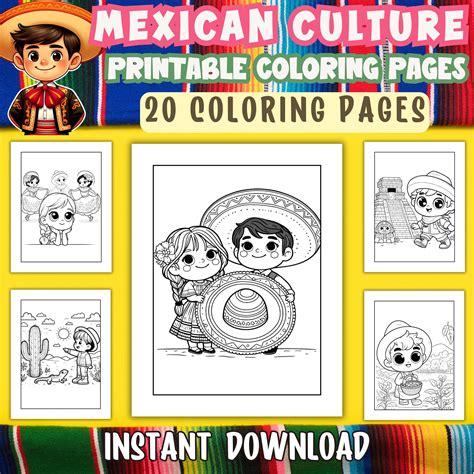 Free Printable Mexican Coloring Pages [2025]