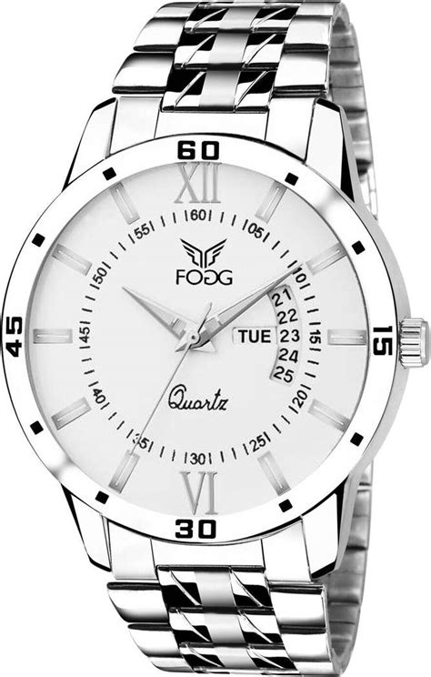 2047-WH 2047-WH Working Day and Date Analog Watch - For Men Price in ...