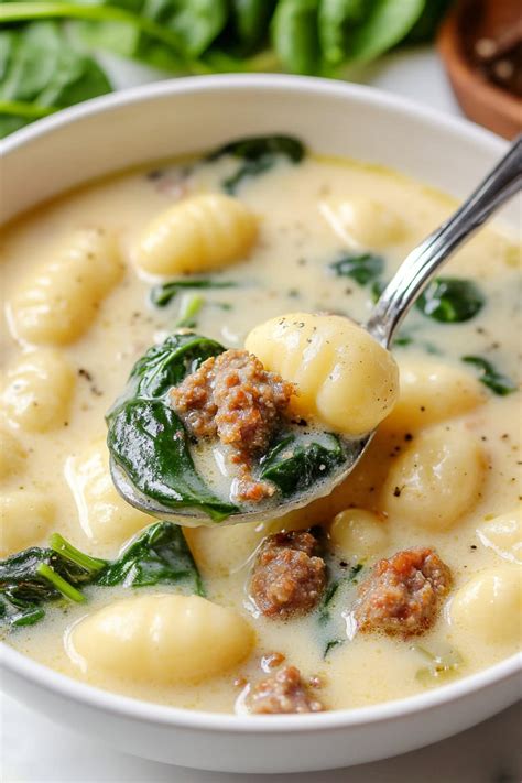 Creamy Sausage Gnocchi Soup - Insanely Good