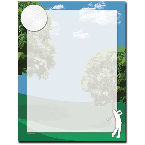 Image Shop Fore Golf Letterhead Laser & Inkjet Printer Paper, 100 Pack ...