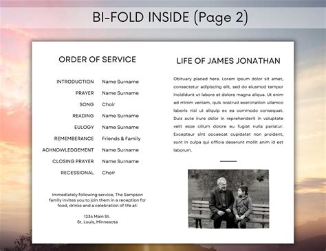 Image result for Burial Program Sample