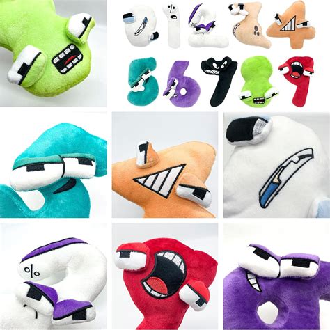 Buy yohica 10PCS Number Lore Plush,Number Lore Plush Toys,Fun Stuffed ...