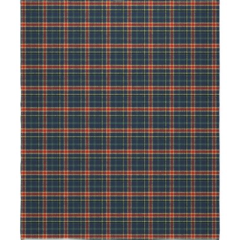 Navy Blue and Pine Plaid Outdoor Pillow | Shutterfly