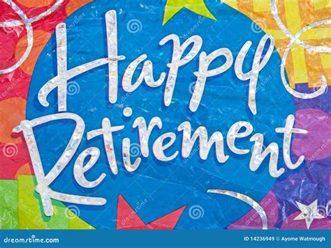 Happy Retirement. stock image. Image of wishes, happiness - 14236949