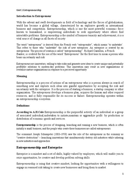 Entrepreneurship Module 1 PDF 的图像结果