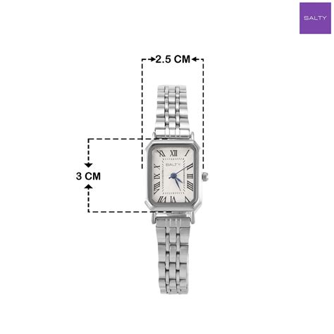 White Dial Silver Quartz Watch for Women | Salty – Salty Accessories