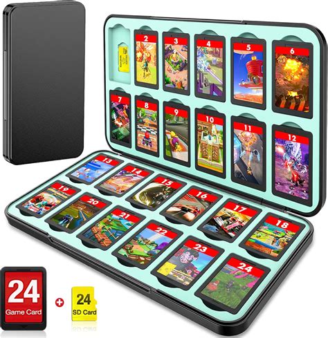 CYKOARMOR Switch Game Case - Portable Holder for 24 Game Cards and ...