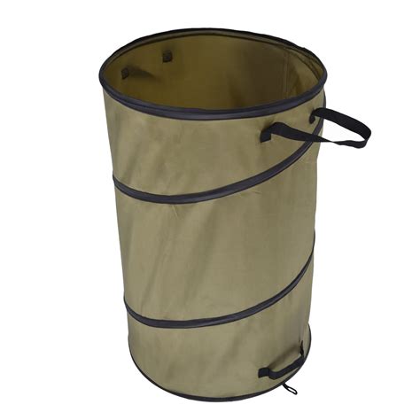 Amazon.com: Zerodis Collapsible 30 Gallon Garden Waste Bags up Bucket ...