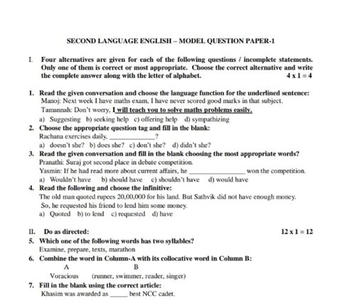 DDPI of Mysore District Model Question Papers Prepared for SSLC ...
