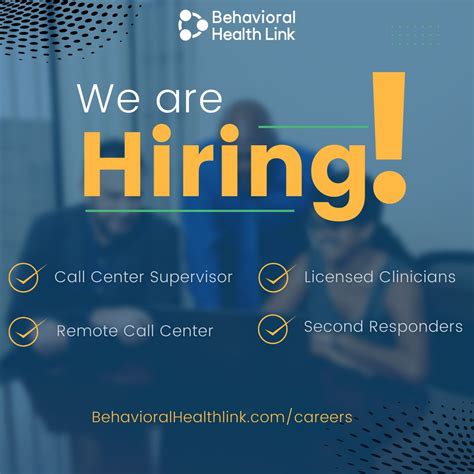 Behavioral Health Link on LinkedIn: BHL is hiring. Check out this link ...