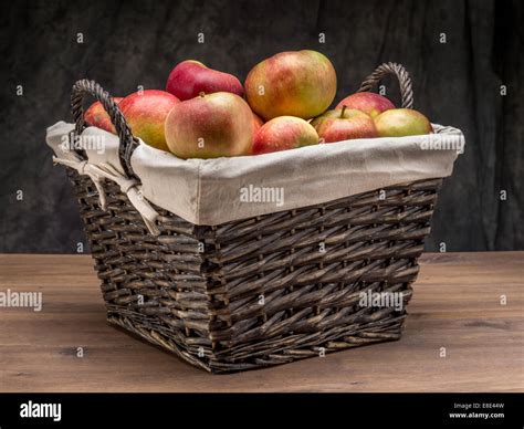 Still Life With Basket Of Apples