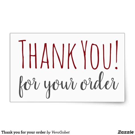 Thank You For Your Order Template Free